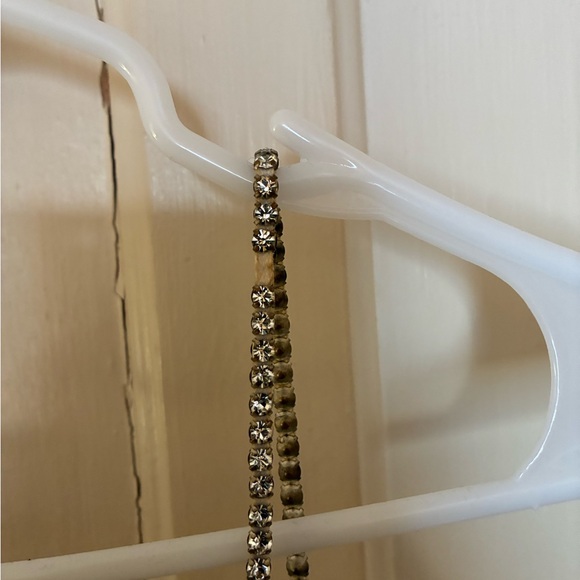 Dave & Johnny vintage 90s silver prom dress - Picture 6 of 16